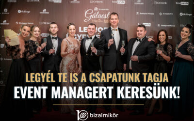 Event Managert keresünk!