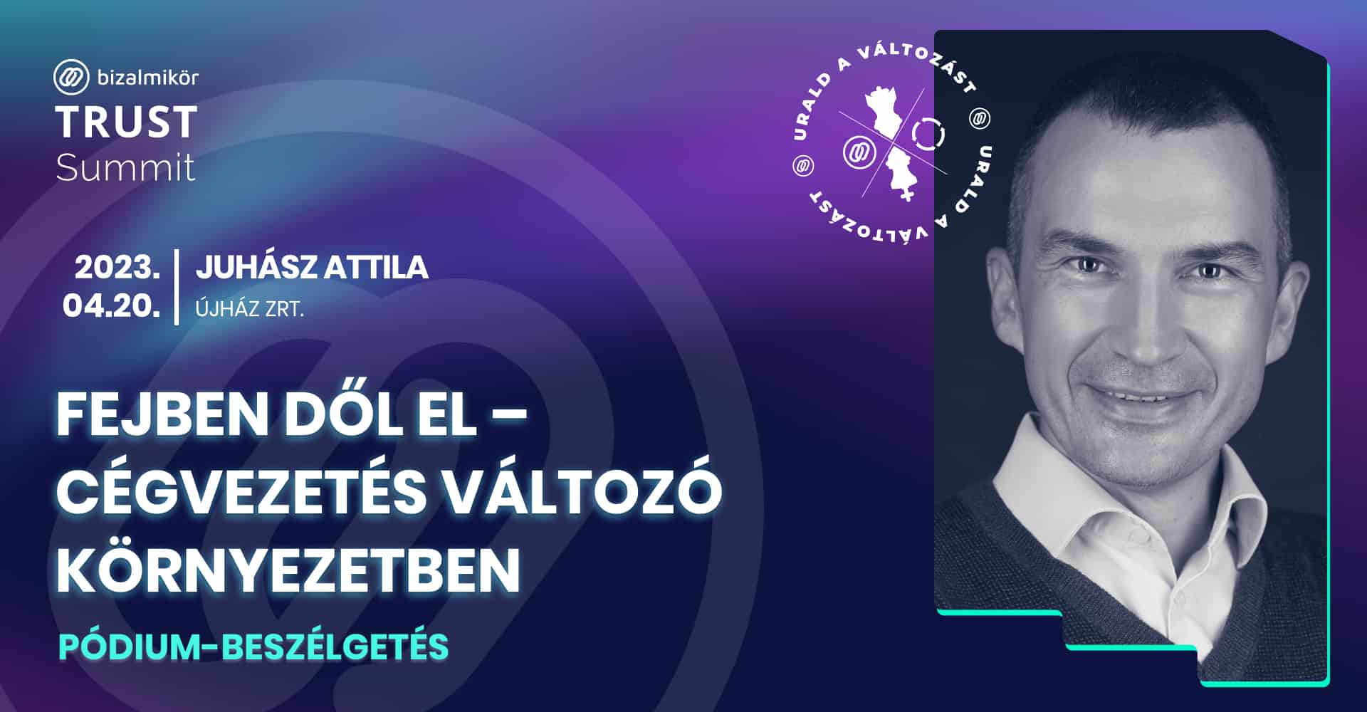 Trust Summit előadó Juhász Attila